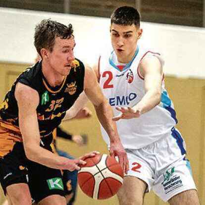 Selbstkritisch: Jonathan Gang (links) war bester BTB-Korbj&auml;ger, aber im Schlussviertel fehlte &bdquo;auch bei mir&ldquo; die Intensit&auml;t.