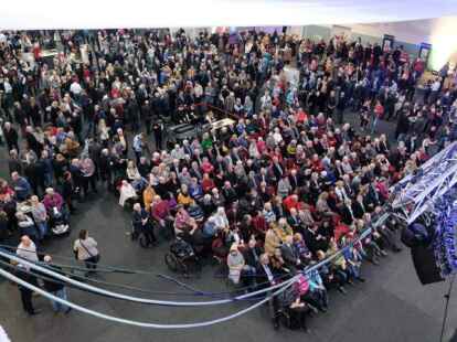 Da war es noch warm und trocken: Neujahrsempfang 2020 in der Emder Nordseehalle.