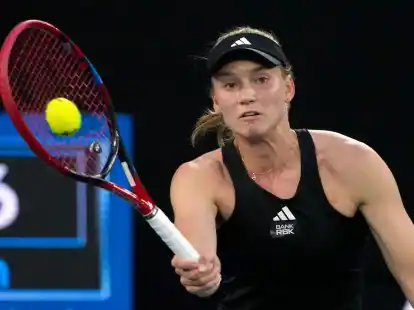 Steht im Finale der Australian Open: Jelena Rybakina.