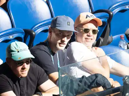 Bekennender Tennis-Fan: Thomas Tuchel (M).