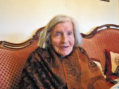 &bdquo;Lina&ldquo; Lorenz wird am Sonntag 103 Jahre alt.