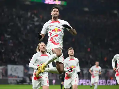 Leipzigs Dominik Szoboszlai erzielte beide Treffer gegen den VfB Stuttgart.