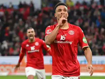 Der Mainzer Karim Onisiwo erzielte gegen Bochum drei Tore.