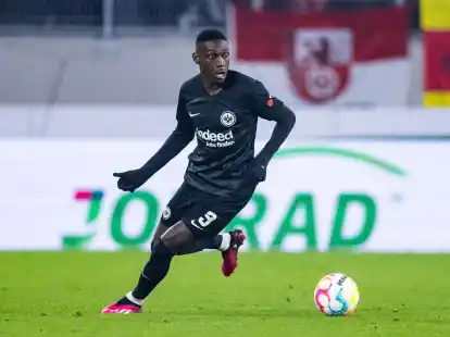 Frankfurts Randal Kolo Muani in Aktion.