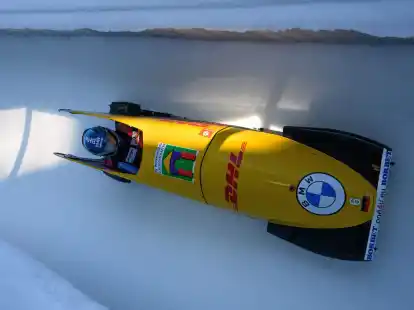 Erste deutsche Monobob-Weltmeisterin: Laura Nolte.