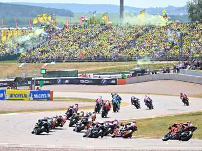 Die MotoGP-Stars fahren auch 2023 auf dem Sachsenring.