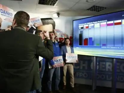 &Ouml;sterreichs rechte FP&Ouml; hat bei der Landtagswahl in Nieder&ouml;sterreich mehr als ein Viertel der Stimmen erhalten und wird damit zur zweitst&auml;rksten politischen Kraft hinter der konservativen &Ouml;VP.