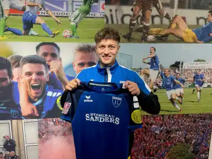 Vom SV Meppen f&uuml;r die Regionalliga-R&uuml;ckrunde ausgeliehen: Leon Kugland.