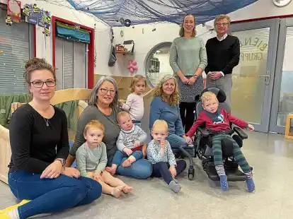 Carolin Schoon (v. l.), Petra Hack, Leiterin Cornelia Kuschel, Svenja Rastedt vom Nifbe und Meino Schrage von der Stadt setzen sich f&uuml;r die Partizipation ein.