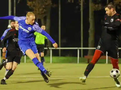 Traf im Testspiel gegen Huntlosen: Ole Volkmer vom Harpstedter TB