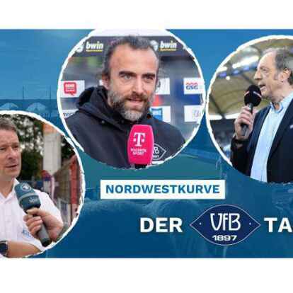 Diskutieren am Mittwochabend in Oldenburg: (von links) Meppens Geschäftsführer Ronald Maul, VfB-Trainer Dario Fossi und Kult-Kommentator Rolf „Rollo“ Fuhrmann