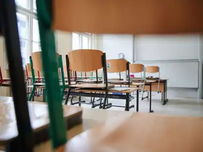 Kein&nbsp;Unterricht in diesem Klassenzimmer: Hier eine Aufnahme aus dem Januar 2021.
