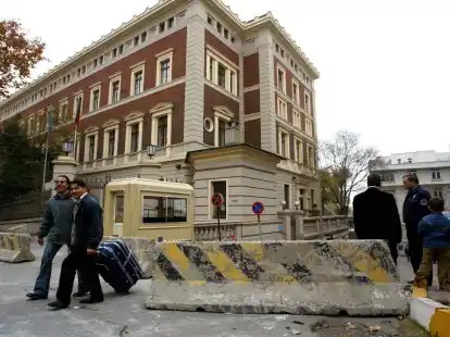 Das deutsche Konsulat in Istanbul.