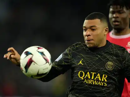 F&auml;llt f&uuml;r Paris Saint-Germain aus: Kylian Mbapp&eacute;.