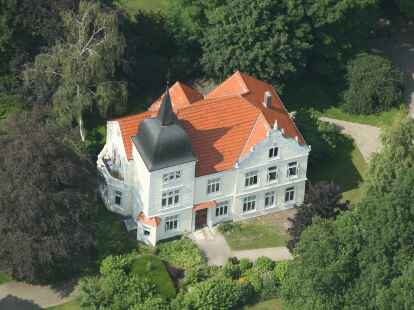 Blick aus der Luft auf das Gut Hundsm&uuml;hlen (2011)