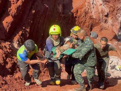 Das einj&auml;hrige Kind wurde nach der Rettung umgehend in ein Krankenhaus gebracht.