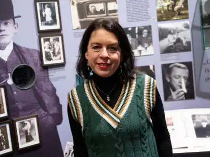 Mus&auml;umsdirektorin Sabine Rinberger im Valentin-Karlstadt-Mus&auml;um in M&uuml;nchen.