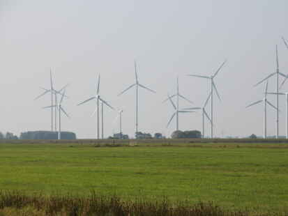 Im Windpark Oldenbroker Feld wird seit dem Jahr 20 regenerativer Strom erzeugt.