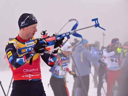 Der Norweger Johannes Thingnes B&ouml; wurde Sprint-Weltmeister.