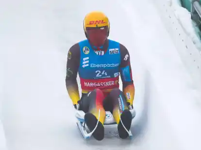 Rodler Max Langenhan setzte sich in Winterberg durch.