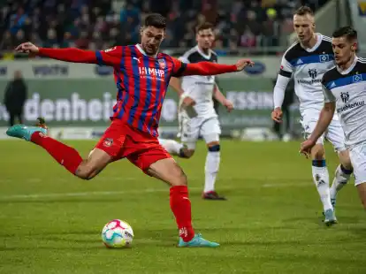 Das Tor von Heidenheims Tim Kleindienst zum 3:0 reichte nicht f&uuml;r den Sieg.