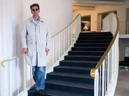 Ballettdirektor Marco Goecke 2019 im Foyer der Staatsoper Hannover.