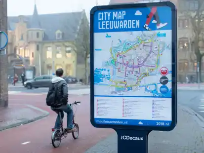 Fahrradfahrer finden in den Niederlanden &ndash; wie hier in Leeuwarden &ndash; oft deutlich bessere Voraussetzungen vor.