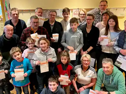 In Waddens fand die &Uuml;bergabe der Sportabzeichen erstmals im Kindergarten statt.