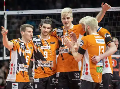 Die Berlin Volleys setzten sich zu Hause durch.