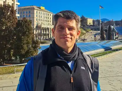 Der deutsche Oberstaatsanwalt Klaus Hoffmann sucht in der Ukraine nach Beweisen f&uuml;r russische Kriegsverbrechen.