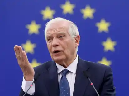Der EU-Au&szlig;enbeauftragte Josep Borrell trifft sich in Br&uuml;ssel mit den&nbsp;EU-Au&szlig;enministern.