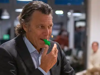 &Uuml;berzeugte die Zuh&ouml;rer in Rastede: Urs Meier.