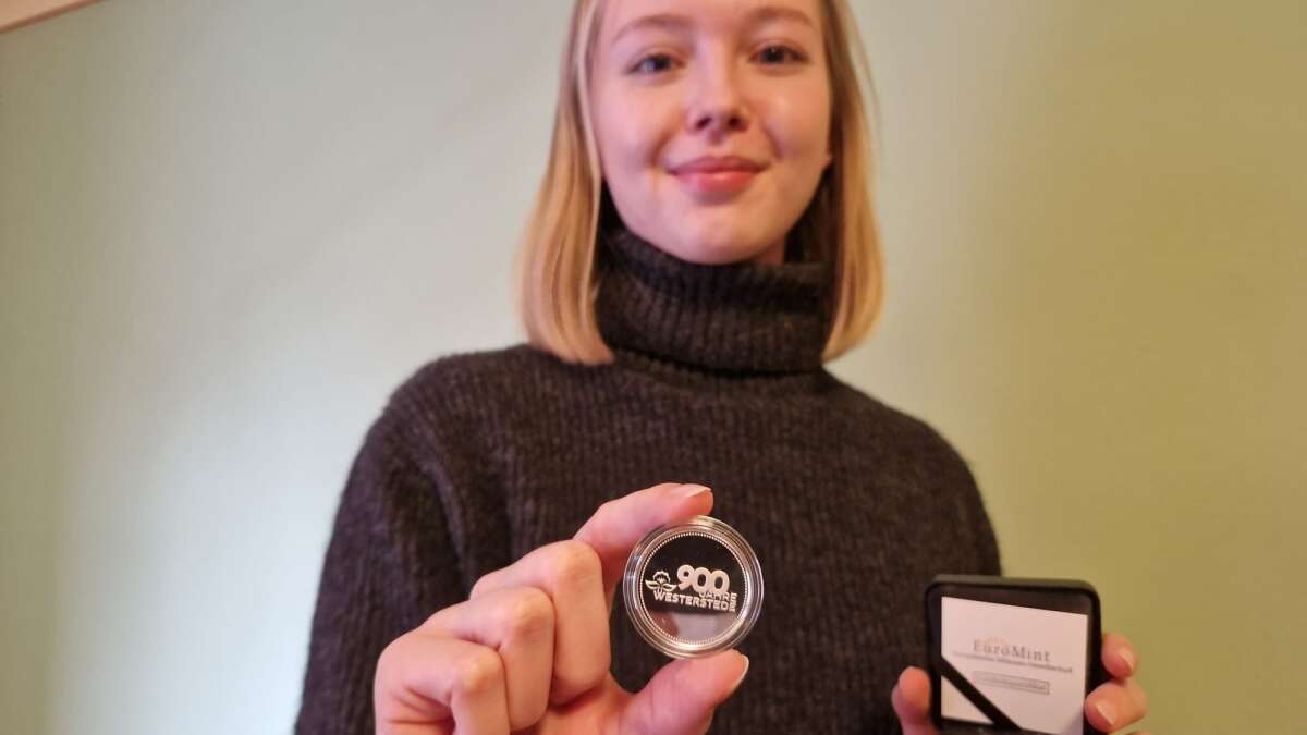 Sonderprägung 900 Jahre Westerstede Silber und Goldmünzen als Sammler