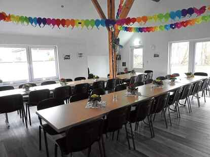 In dem Saal k&ouml;nnen viele Veranstaltungen angeboten werden.