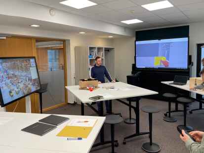 Der Escape Room auf dem Esflether Campus der Jade Hochschule.