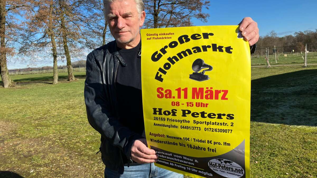 Flohmarkt auf Hof Peters in Ellerbrock Familien können Stände