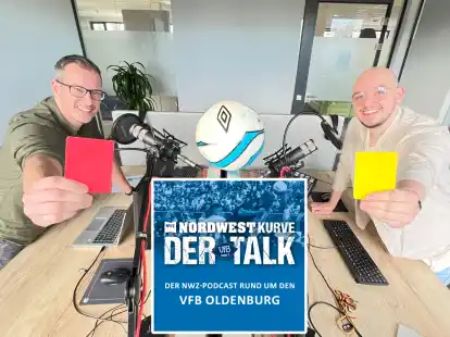 Sprechen künftig regelmäßig über die aktuelle Lage beim VfB Oldenburg: (von links) Lars Blancke und Sarom Siebenhaar