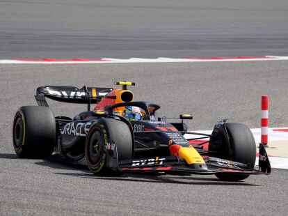 Fuhr im Red Bull die Bestzeit: Sergio Perez.