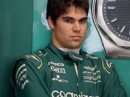 Formel-1-Pilot Lance Stroll hatte einen Unfall mit dem Rad.