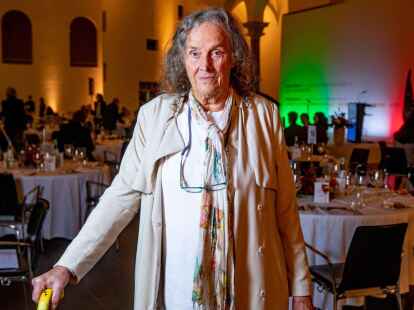 Die K&uuml;nstlerin Mary Bauermeister im November 2021 bei der Verleihung des ersten Kunstpreises des Landes Nordrhein-Westfalen.