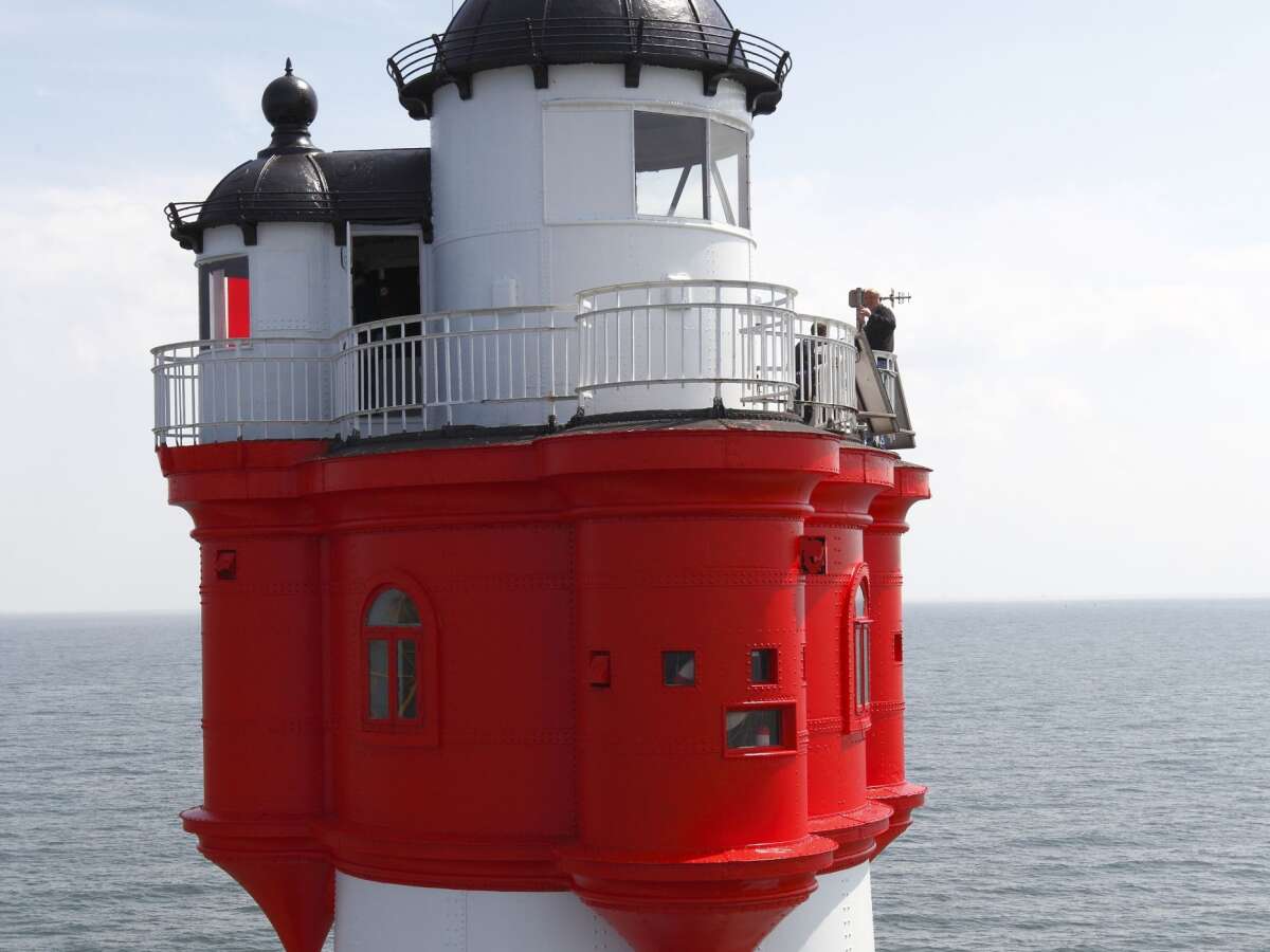 Leuchtturm Roter Sand auf Wangerooge war erstes OffshoreBauwerk der Welt