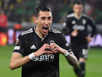 Erzielte beim 3:0-Sieg von Juventus Turin beim FC&nbsp;Nantes alls drei Tore: Angel Di Maria.