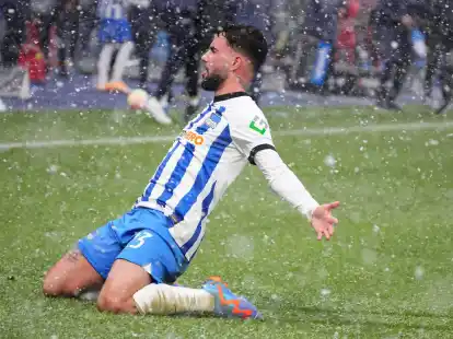 Marco Richter schoss Hertha zum Sieg.
