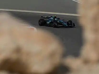 Zeigte sich auch im Abschlusstraining stark: Aston-Martin-Pilot Fernando Alonso.