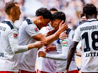 Der HSV feierte einen Heimsieg gegen N&uuml;rnberg.
