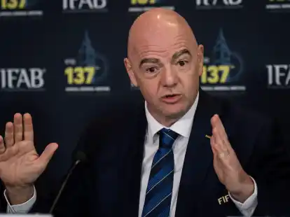 Der Pr&auml;sident des Fu&szlig;ball-Weltverbands FIFA:&nbsp;Gianni Infantino.