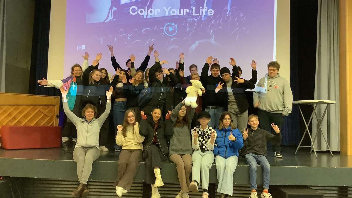 Oldenburg Einwöchiger KurzfilmKurs von „Color your life“ an IGS Flötenteich