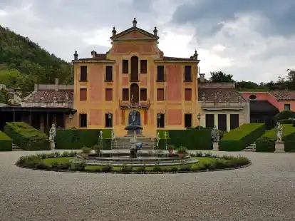Villa Barbarigo bei Galzignano Terme: Der Glanz vergangener Tage l&auml;sst sich noch erahnen.