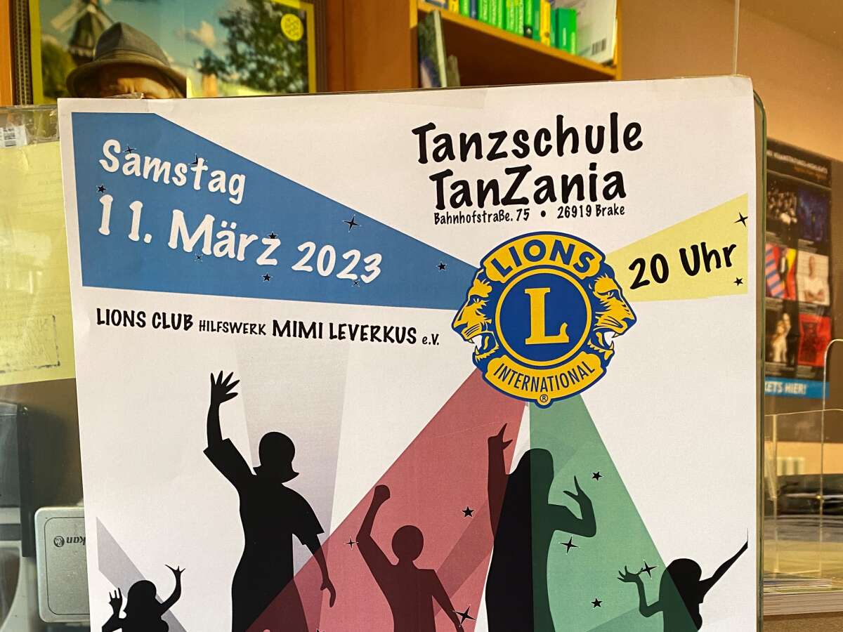 Lions Club Ladies Dance Night am 11. März in Brake
