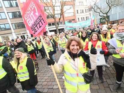 Verdi-Demonstration in Oldenburg